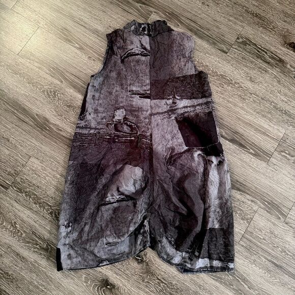 Comfy USA Sleeveless Lagenlook Tunic Dress - Picture 5 of 6